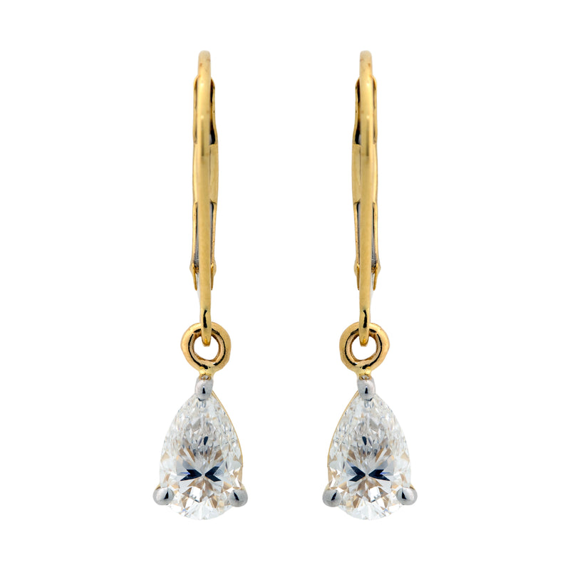 14K Hallmarked Gold | Lab Grown Diamond Tops 4TPSJ500
