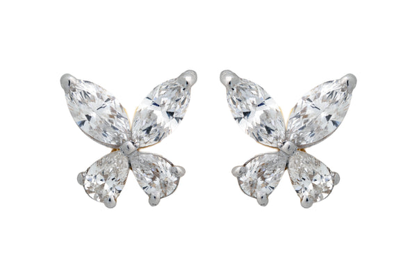 14K Hallmarked Gold | Lab Grown Diamond Tops 4TPSJ507
