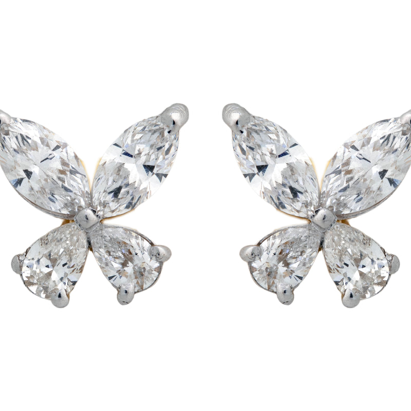14K Hallmarked Gold | Lab Grown Diamond Tops 4TPSJ507