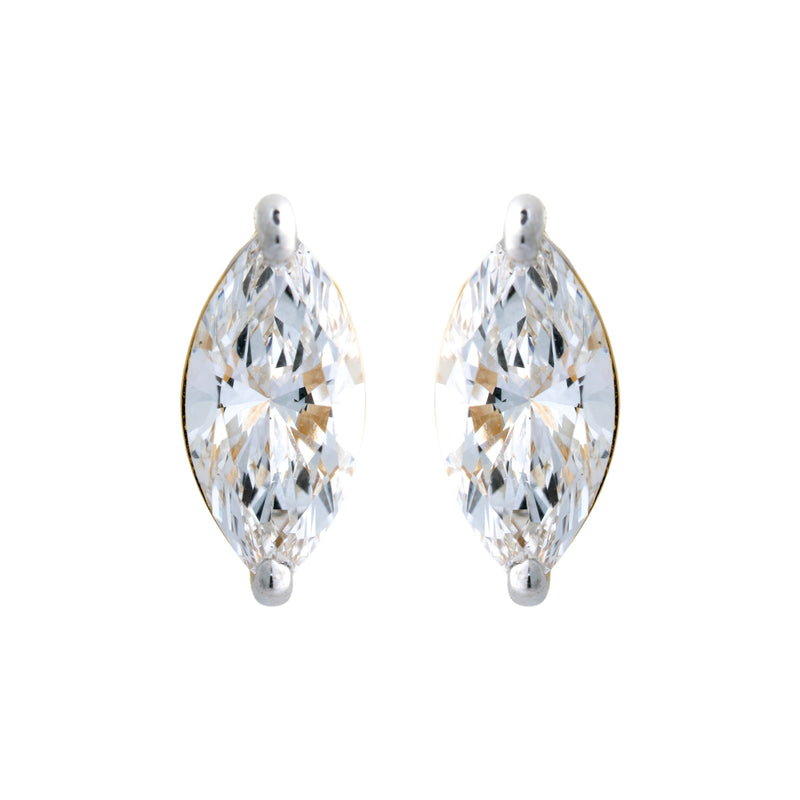 14K Hallmarked Gold | Lab Grown Diamond Tops 4TPSJ509