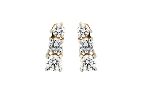 14K Hallmarked Gold | Lab Grown Diamond Tops 4TPSJ513