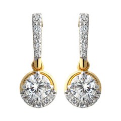 14K Hallmarked Gold | Lab Grown Diamond Tops 4TPSJ514