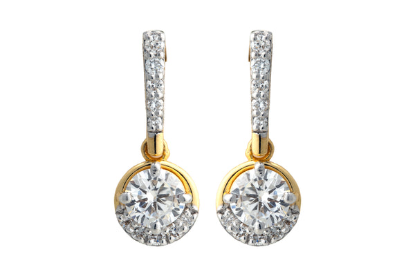 14K Hallmarked Gold | Lab Grown Diamond Tops 4TPSJ514