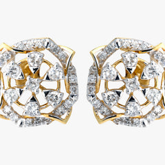 14K Hallmarked Gold | Natural Diamond Tops 4TPSJ516
