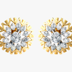 14K Hallmarked Gold | Natural Diamond Tops 4TPSJ517