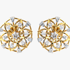 14K Hallmarked Gold | Natural Diamond Tops 4TPSJ518
