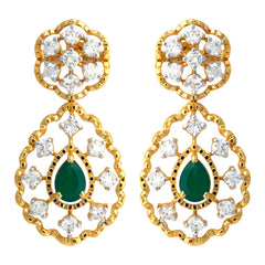 14K Hallmarked Gold | Lab Grown Diamond Tops 4TPSJ522