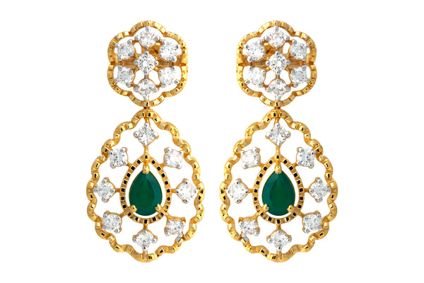 14K Hallmarked Gold | Lab Grown Diamond Tops 4TPSJ522