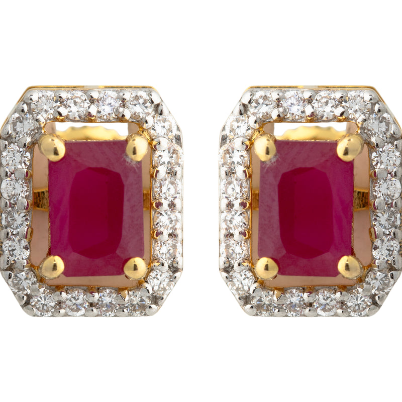14K Hallmarked Gold | Lab Grown Diamond Tops 4TPSJ526