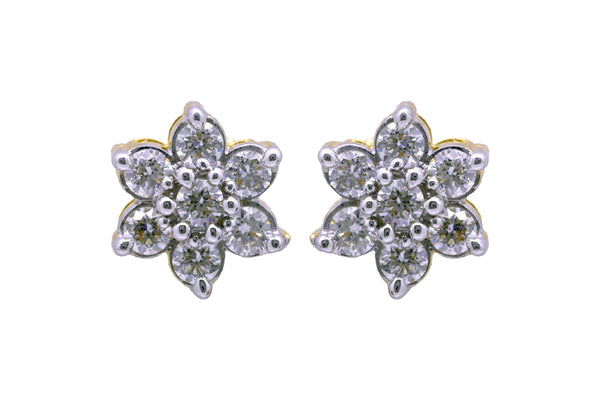 14K Hallmarked Gold | Lab Grown Diamond Tops 4TPWA002