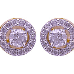 14K Hallmarked Gold | Lab Grown Diamond Tops 4TPWA032