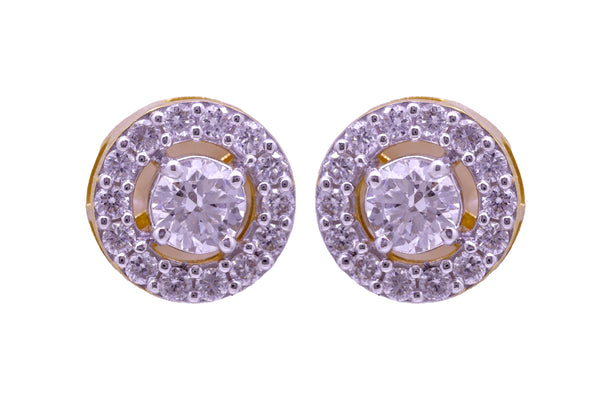 14K Hallmarked Gold | Lab Grown Diamond Tops 4TPWA032