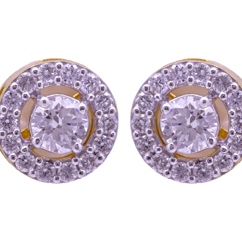 14K Hallmarked Gold | Lab Grown Diamond Tops 4TPWA032