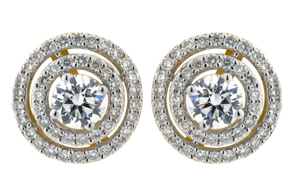 14K Hallmarked Gold | Lab Grown Diamond Tops 4TPWA073