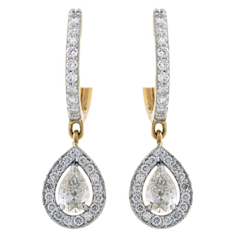 14K Hallmarked Gold | Lab Grown Diamond Tops 4TPWA201