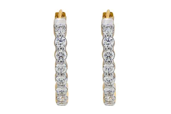 14K Hallmarked Gold | Lab Grown Diamond Tops 4TPWA206