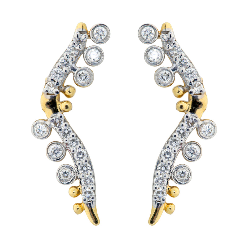 9K Hallmarked Gold | Lab Grown Diamond Tops 9TPWA302