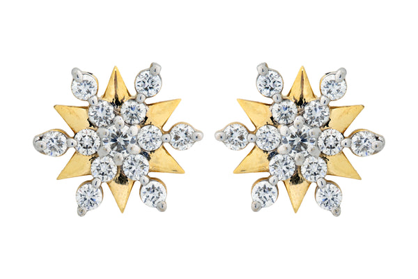 9K Hallmarked Gold | Lab Grown Diamond Tops 9TPWA304
