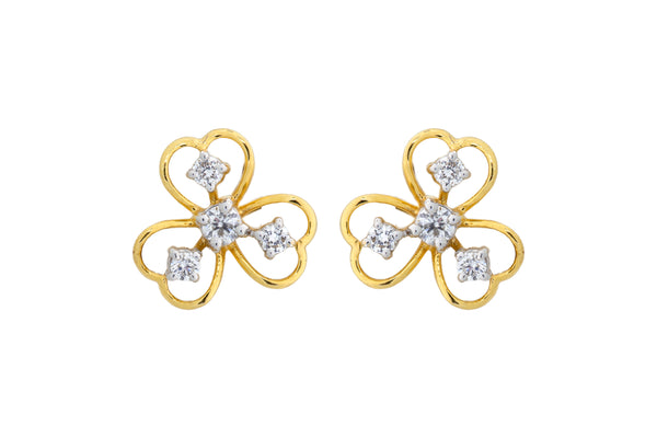 9K Hallmarked Gold | Lab Grown Diamond Tops 9TPWA307