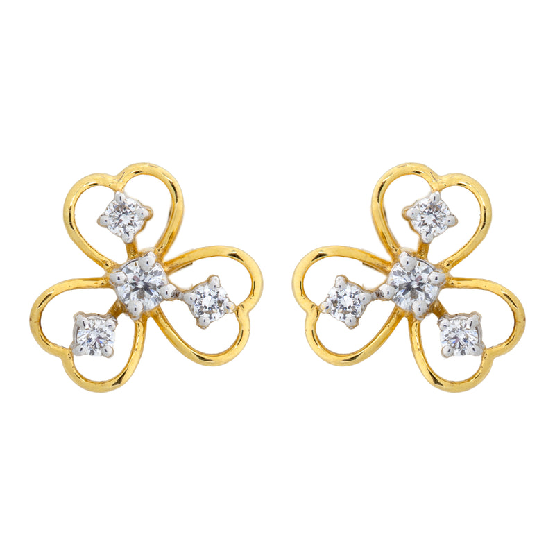 9K Hallmarked Gold | Lab Grown Diamond Tops 9TPWA307
