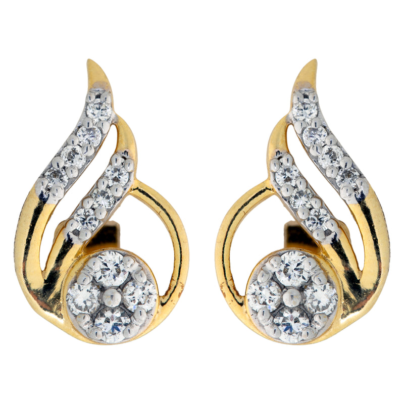 9K Hallmarked Gold | Lab Grown Diamond Tops 9TPWA308