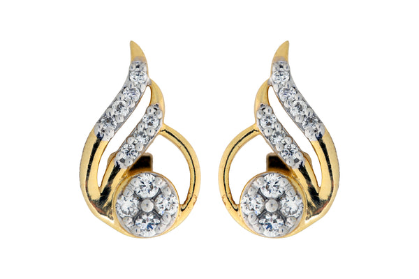 9K Hallmarked Gold | Lab Grown Diamond Tops 9TPWA308