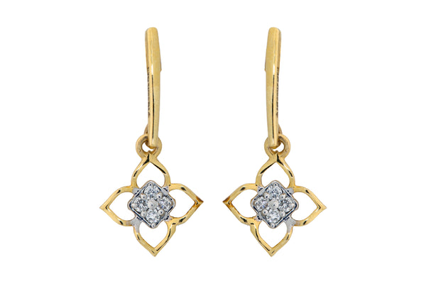 14K Hallmarked Gold | Lab Grown Diamond Tops 4TPWA310