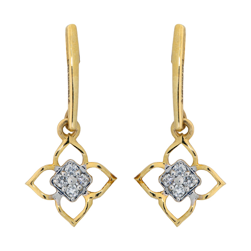 14K Hallmarked Gold | Lab Grown Diamond Tops 4TPWA310