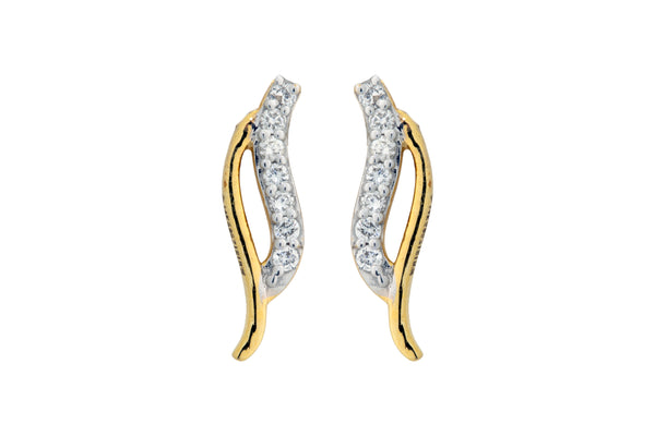 9K Hallmarked Gold | Lab Grown Diamond Tops 9TPWA319