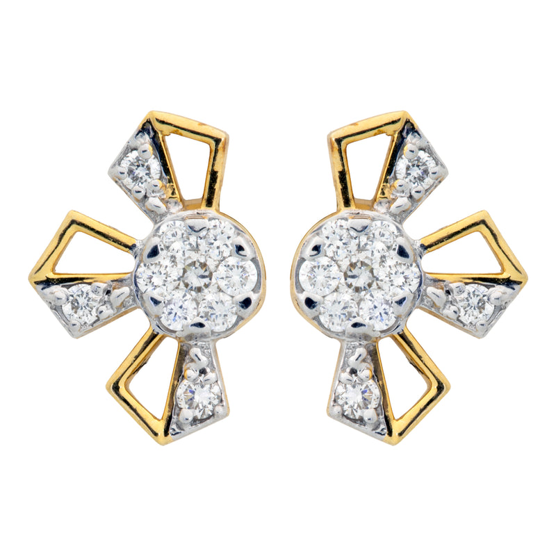 9K Hallmarked Gold | Lab Grown Diamond Tops 9TPWA322