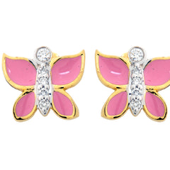 14K Hallmarked Gold | Lab Grown Diamond Tops 4TPWA330