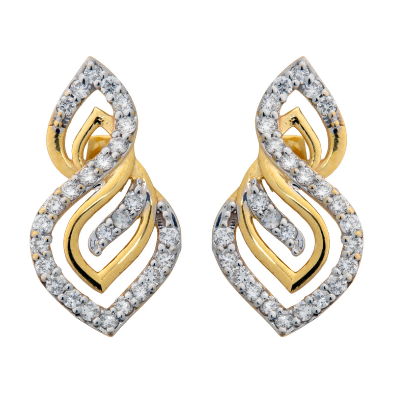 9K Hallmarked Gold | Lab Grown Diamond Tops 9TPWA332