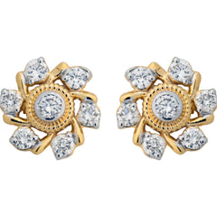 9K Hallmarked Gold | Lab Grown Diamond Tops 9TPWA333