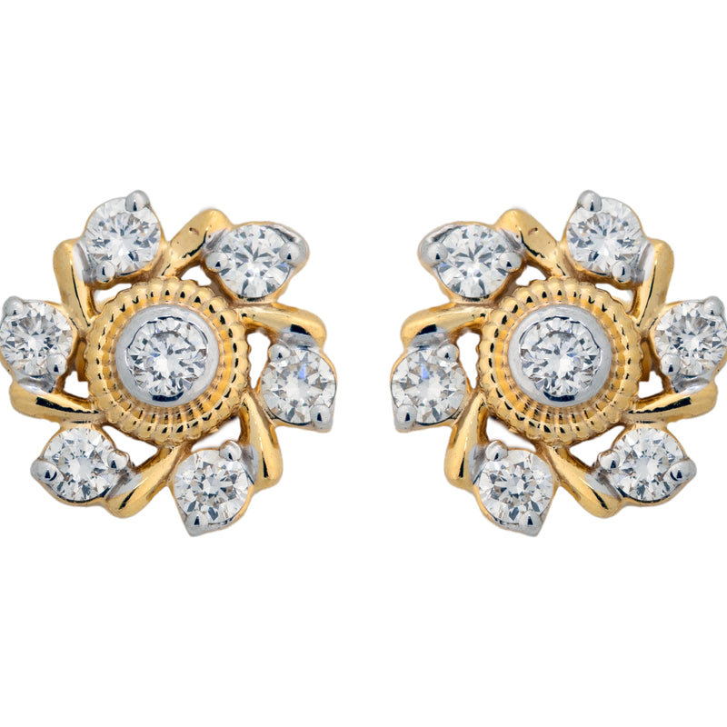 9K Hallmarked Gold | Lab Grown Diamond Tops 9TPWA333