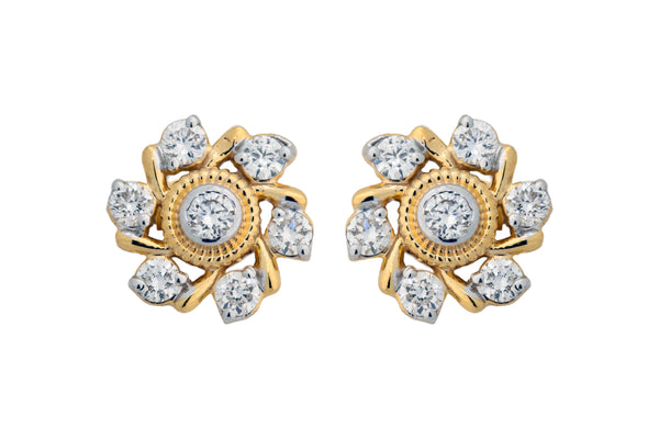 9K Hallmarked Gold | Lab Grown Diamond Tops 9TPWA333