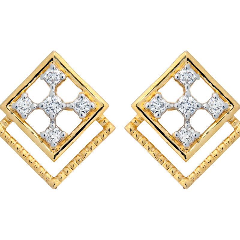 9K Hallmarked Gold | Lab Grown Diamond Tops 9TPWA336