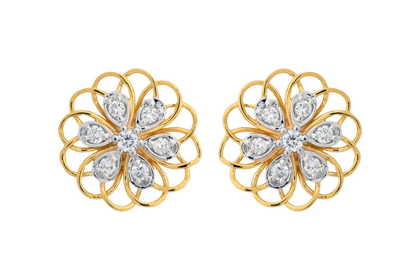 9K Hallmarked Gold | Lab Grown Diamond Tops 9TPWA337