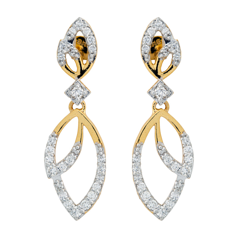 9K Hallmarked Gold | Lab Grown Diamond Tops 9TPWA338