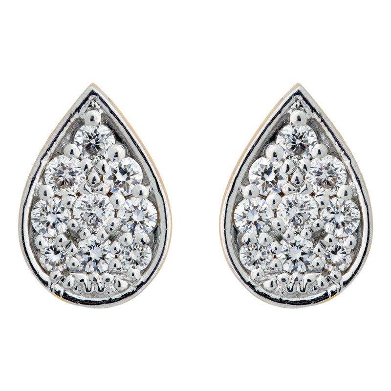 9K Hallmarked Gold | Lab Grown Diamond Tops 9TPWA343