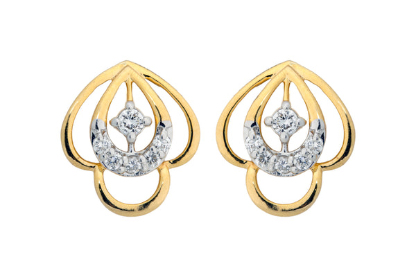 9K Hallmarked Gold | Lab Grown Diamond Tops 9TPWA345