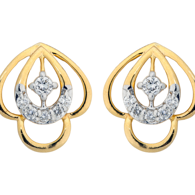 9K Hallmarked Gold | Lab Grown Diamond Tops 9TPWA345