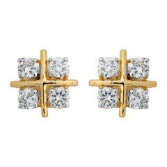 9K Hallmarked Gold | Lab Grown Diamond Tops 9TPWA346