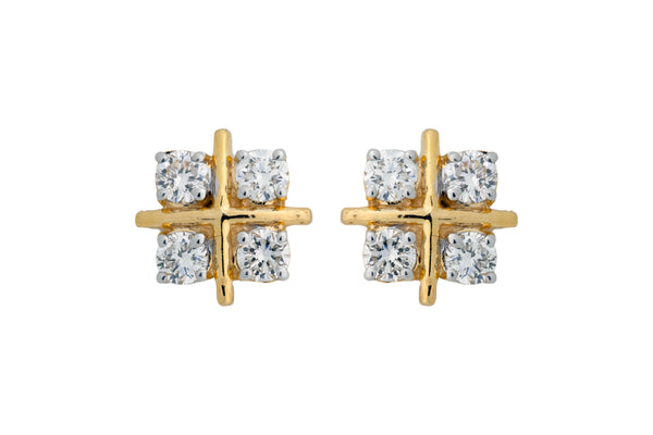 9K Hallmarked Gold | Lab Grown Diamond Tops 9TPWA346