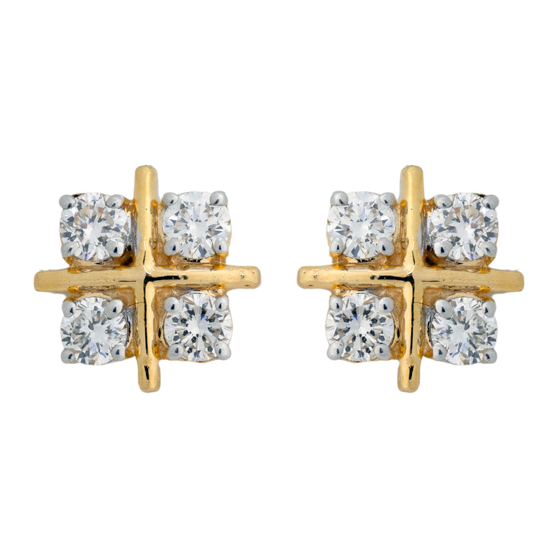 9K Hallmarked Gold | Lab Grown Diamond Tops 9TPWA346