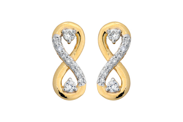 9K Hallmarked Gold | Lab Grown Diamond Tops 9TPWA347