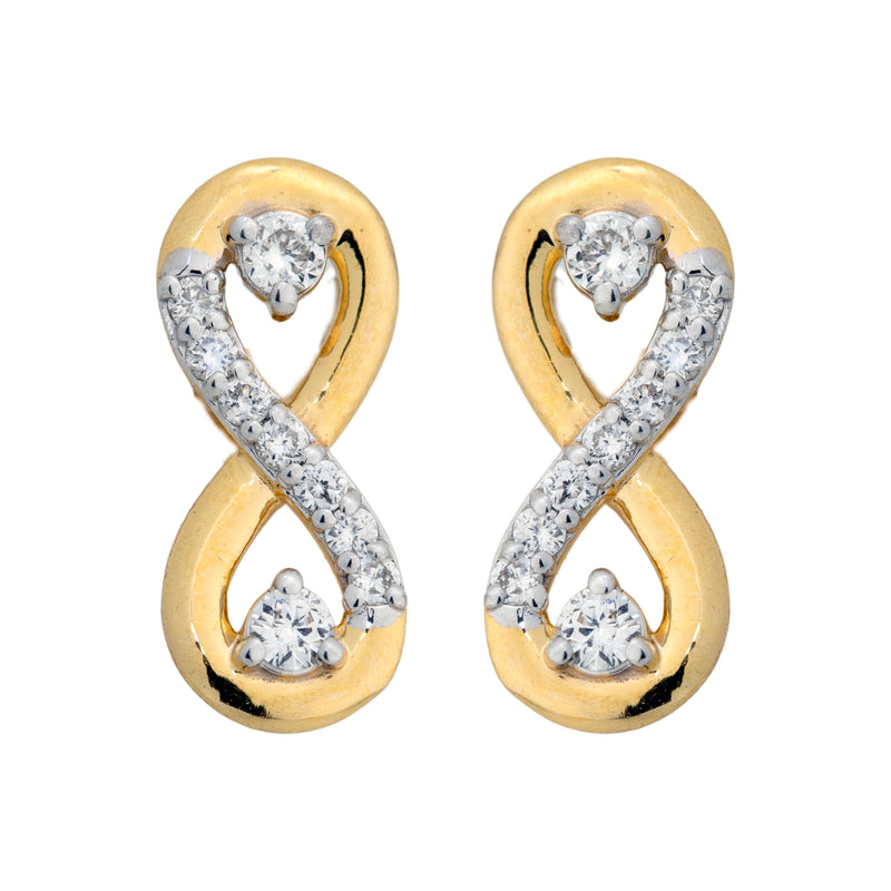 9K Hallmarked Gold | Lab Grown Diamond Tops 9TPWA347