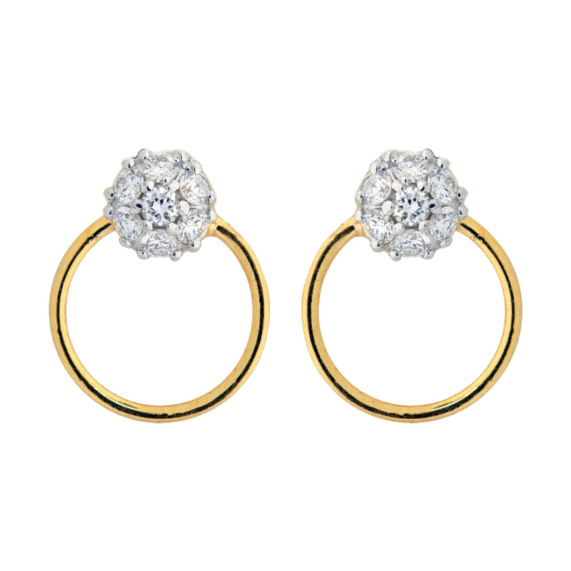 9K Hallmarked Gold | Lab Grown Diamond Tops 9TPWA348