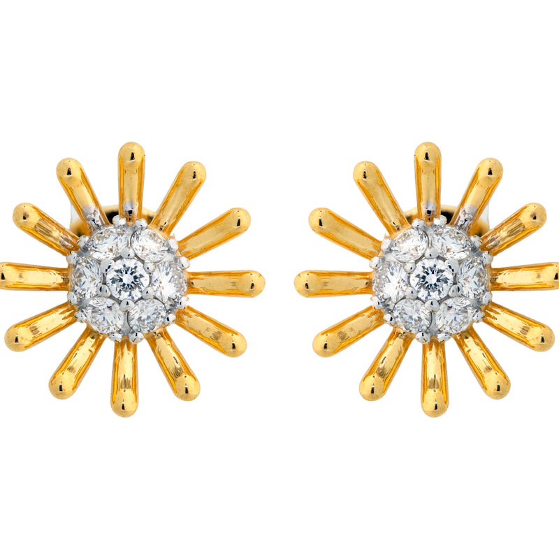 9K Hallmarked Gold | Lab Grown Diamond Tops 9TPWA350