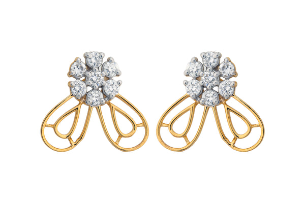 9K Hallmarked Gold | Lab Grown Diamond Tops 9TPWA352