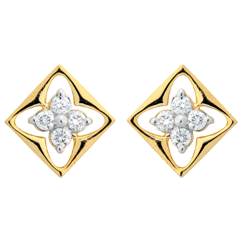 9K Hallmarked Gold | Lab Grown Diamond Tops 9TPWA354